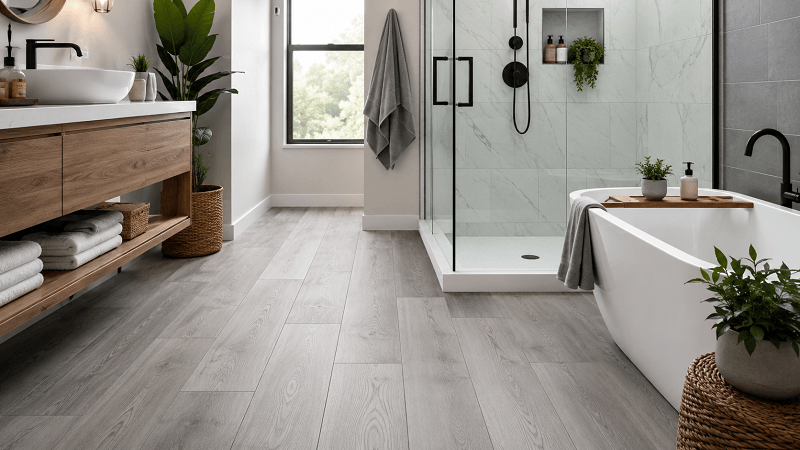 What To Know About Using Vinyl Plank Flooring in Bathrooms
